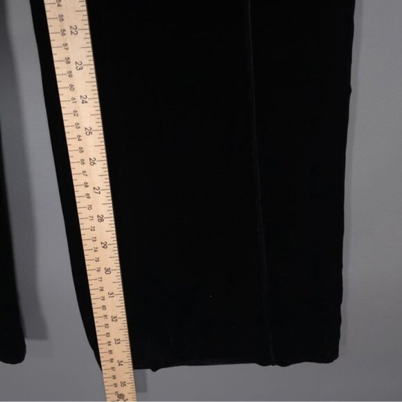 NWT MASSIMO DUTTI Women SILK MULBERRY Blend Velvet Trousers 5093/692/800 Size 8 - Picture 9 of 16